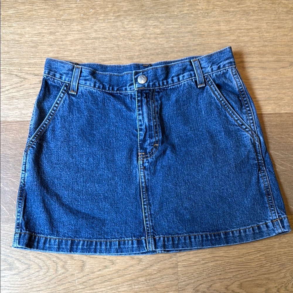 Vintage Calvin Klein denim mini skirt